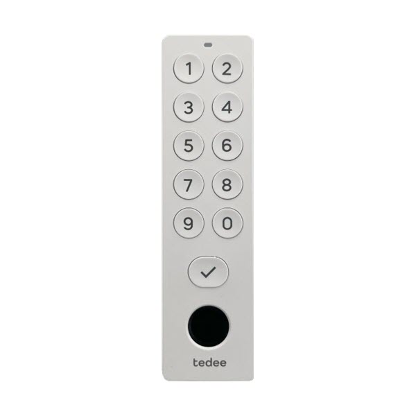Tedee keypad wit met pincode en vingerscan